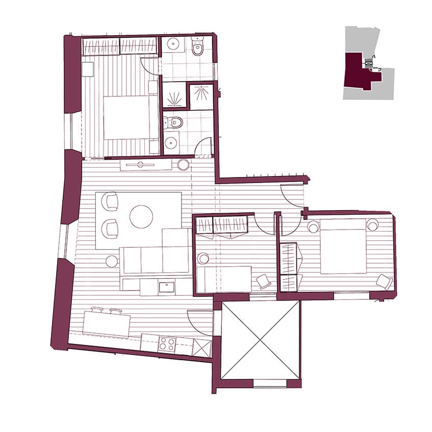 Plano de la vivienda